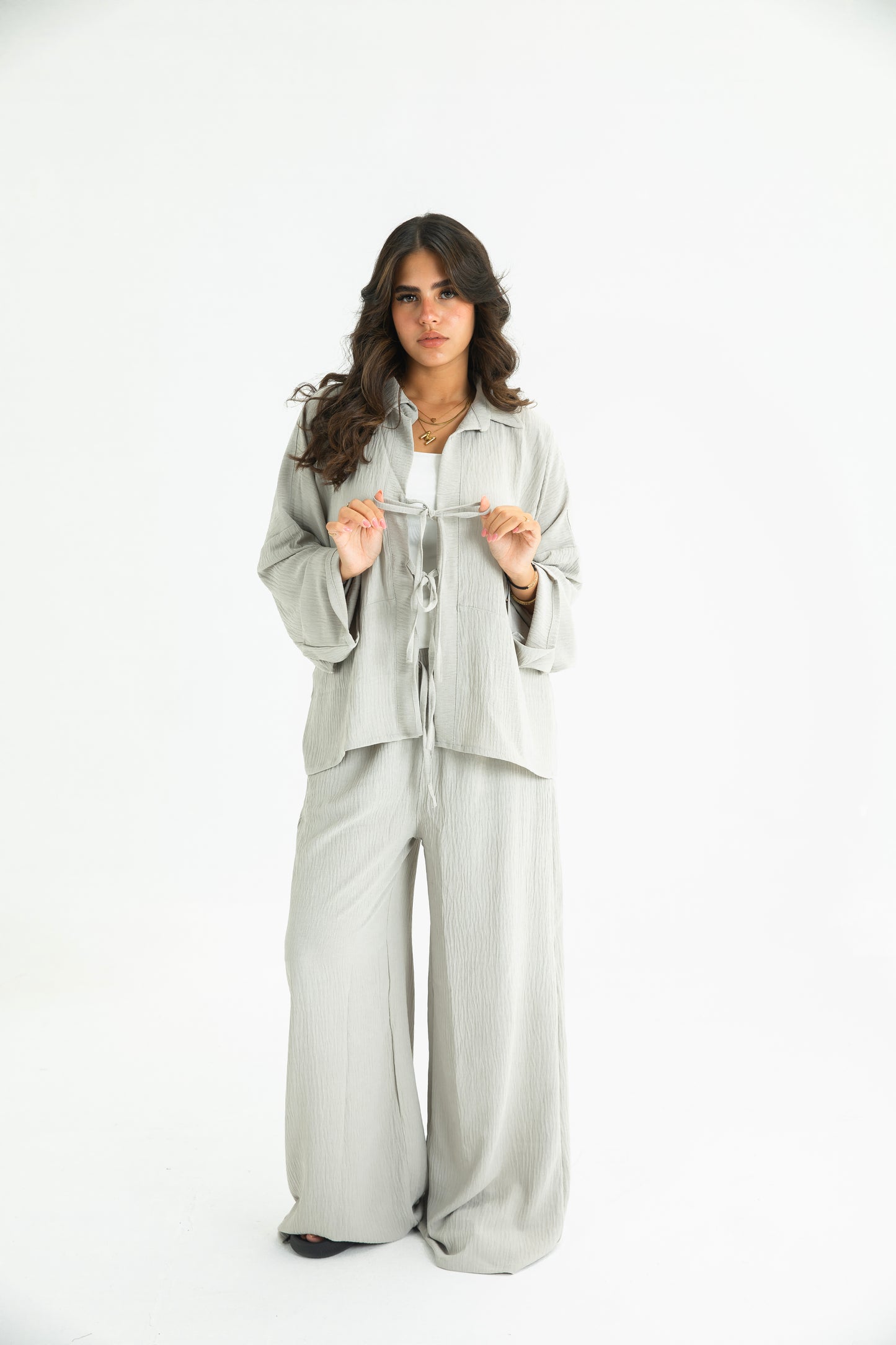 GREY RIBBON SUIT