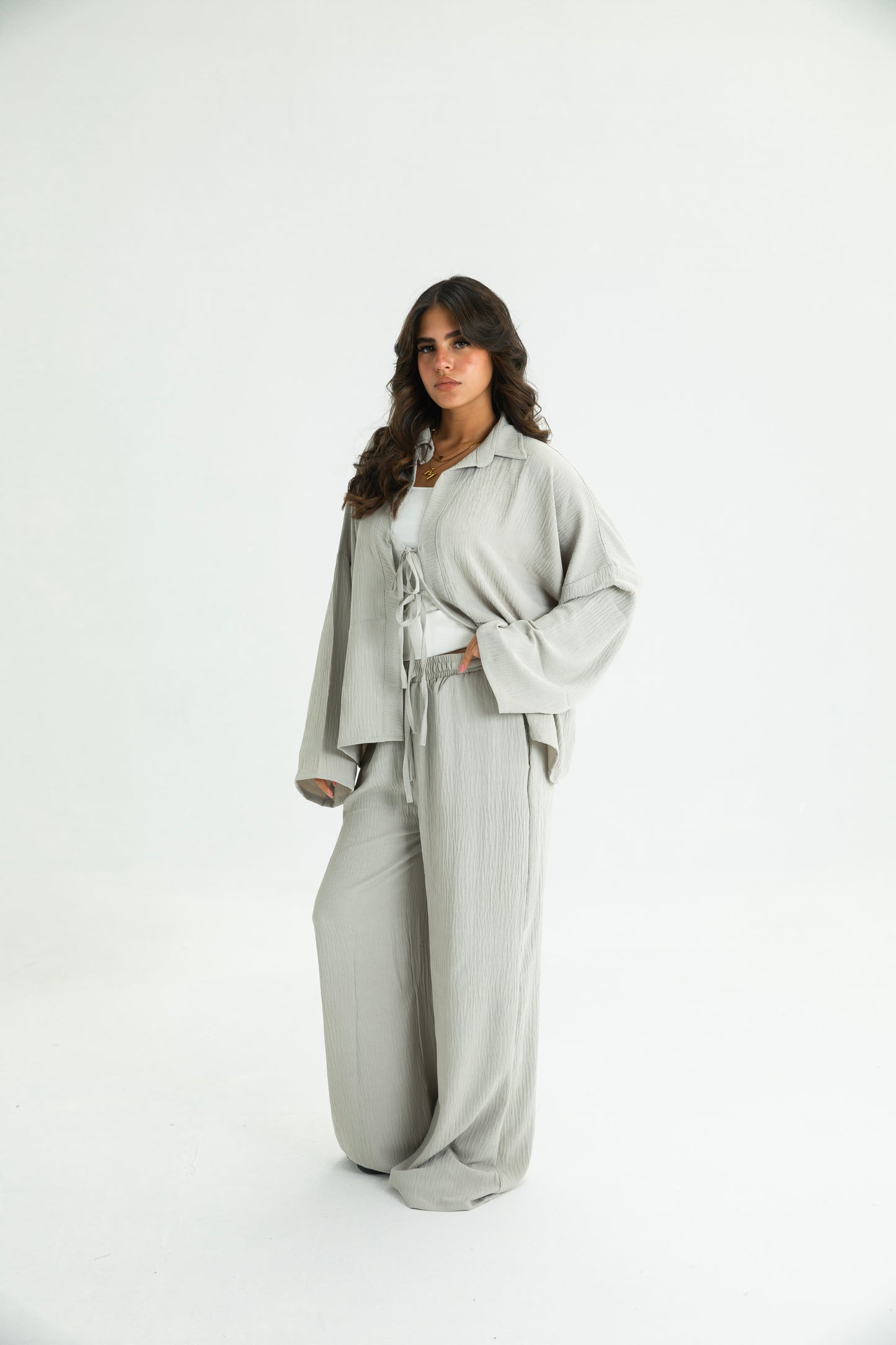 GREY RIBBON SUIT