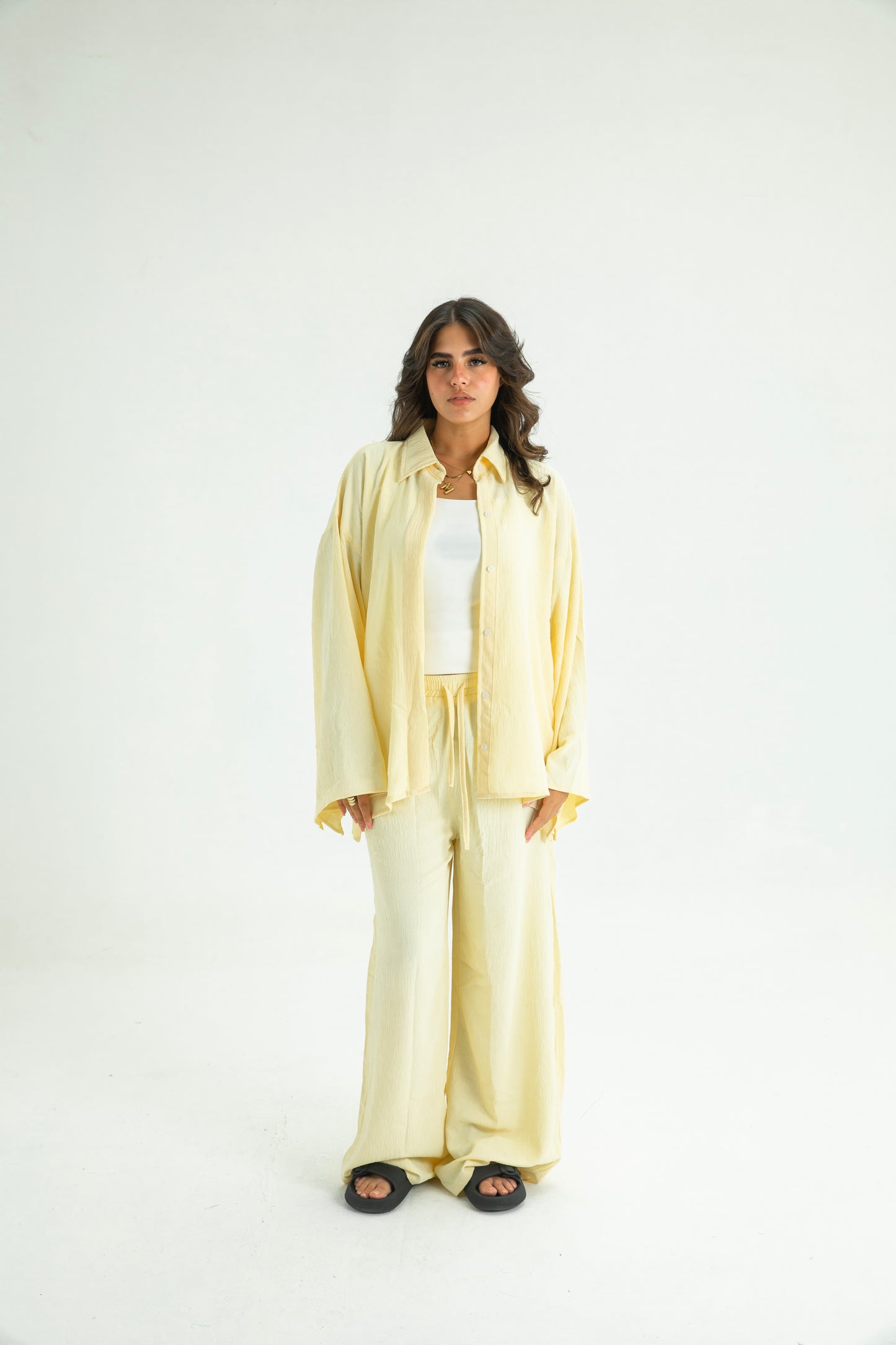 YELLOW BUTTON SUIT