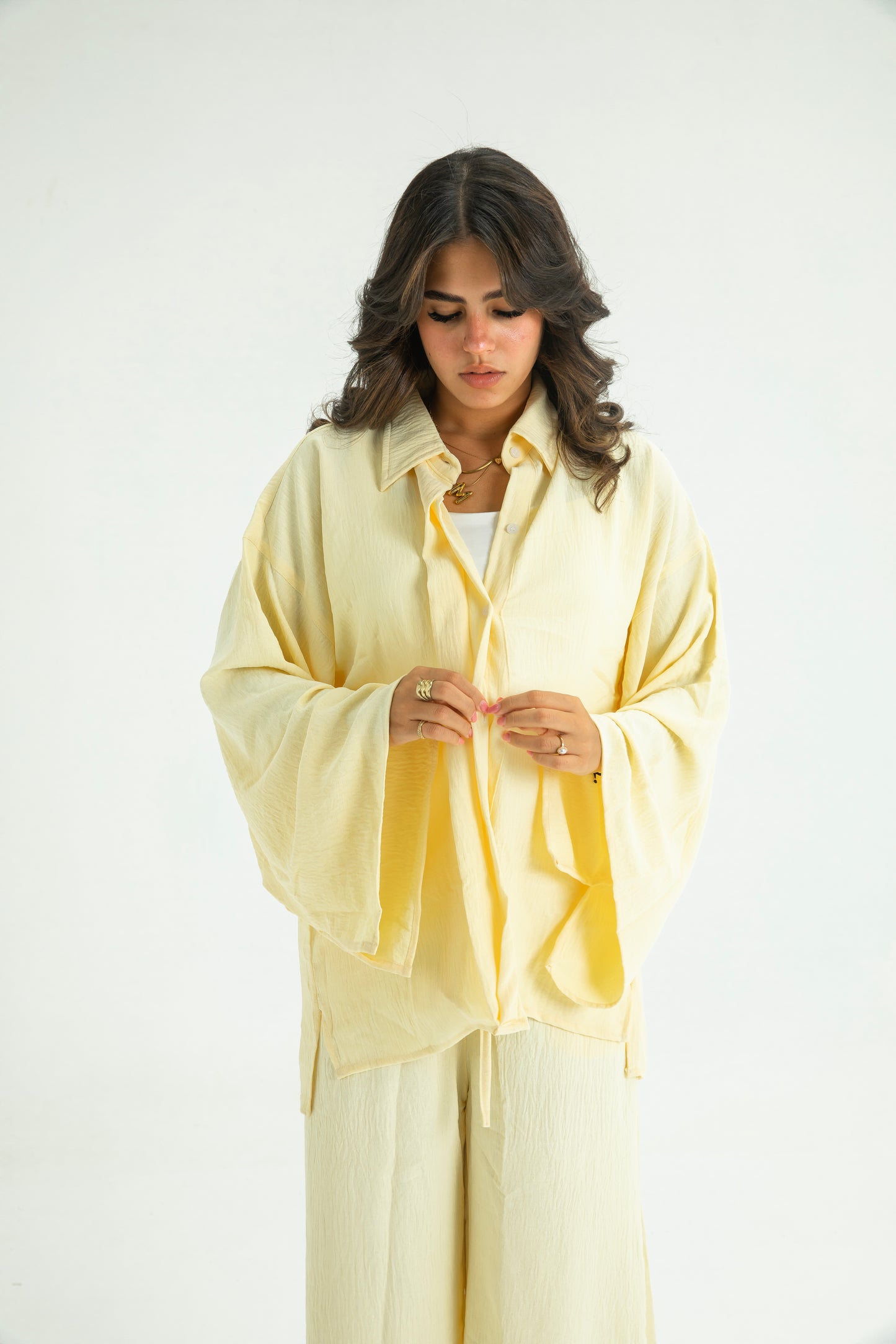 YELLOW BUTTON SUIT