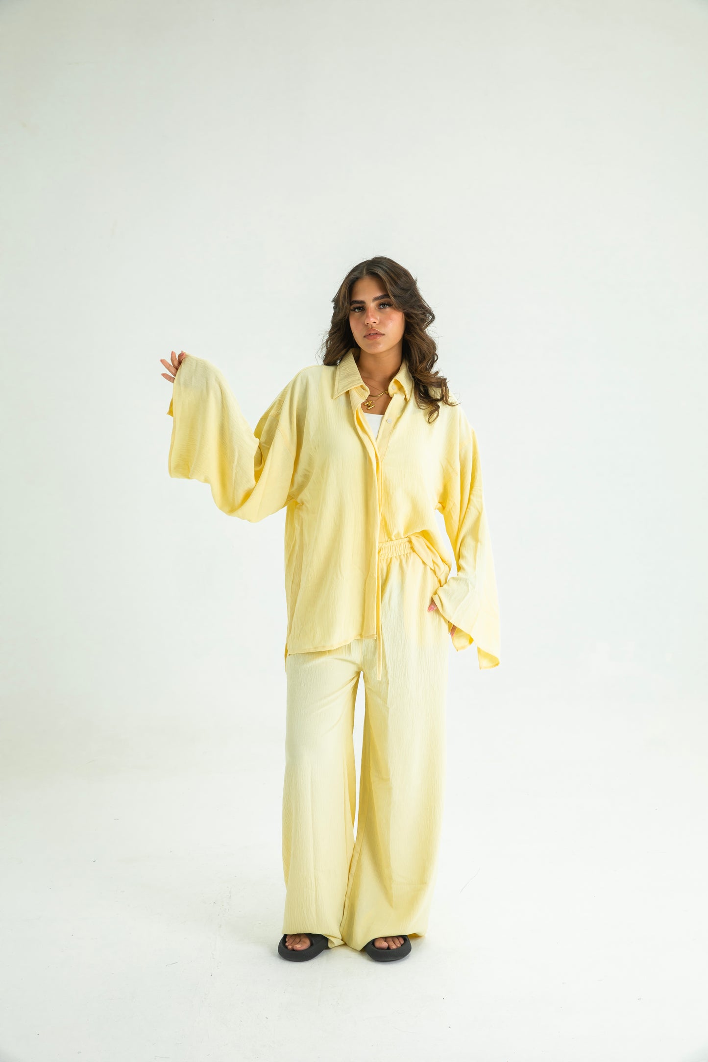 YELLOW BUTTON SUIT
