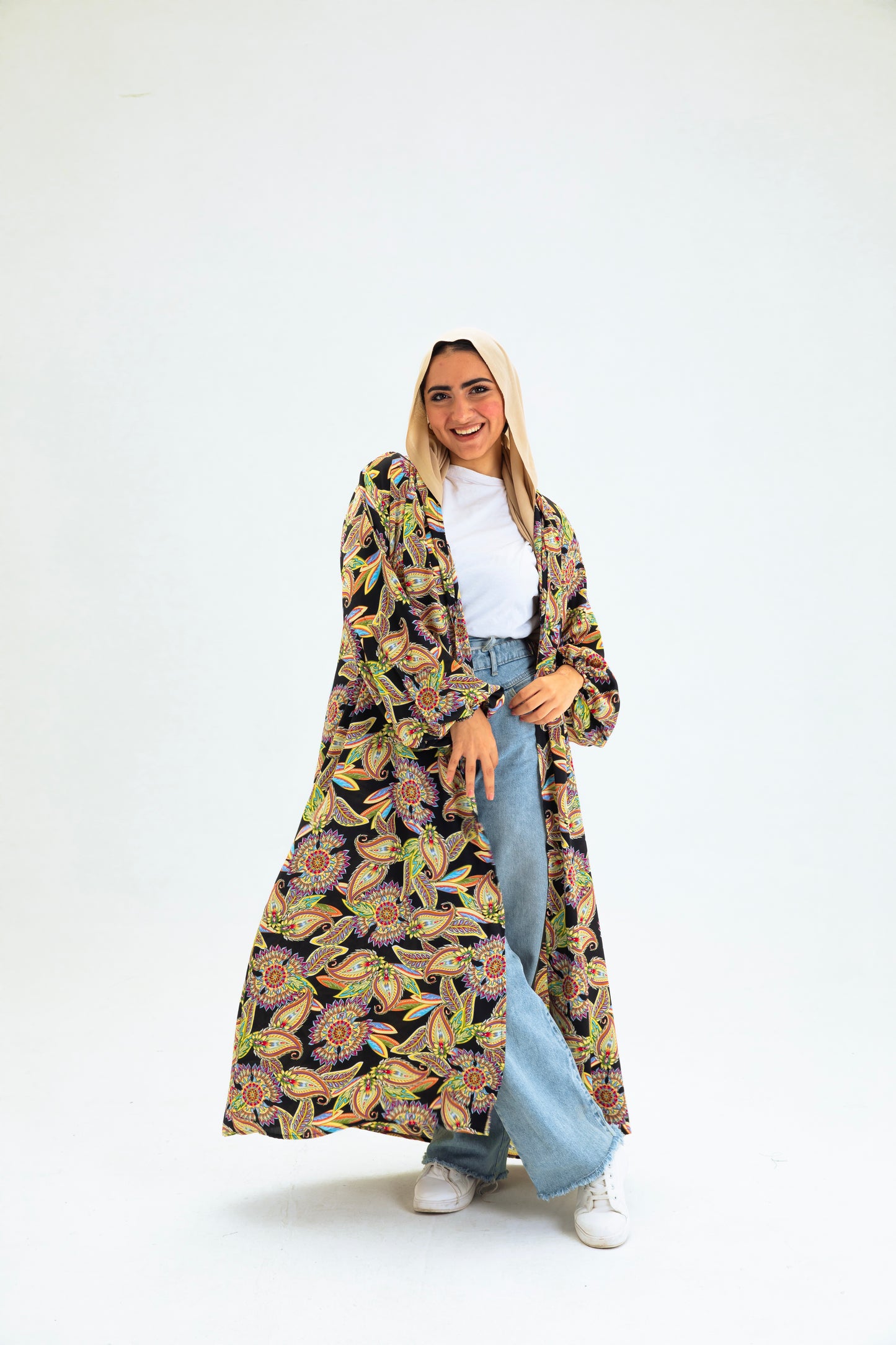 MULTI-COL3 KIMONO