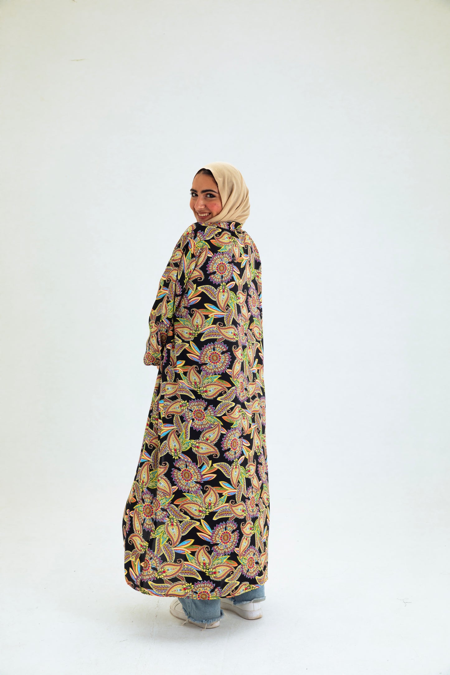 MULTI-COL3 KIMONO