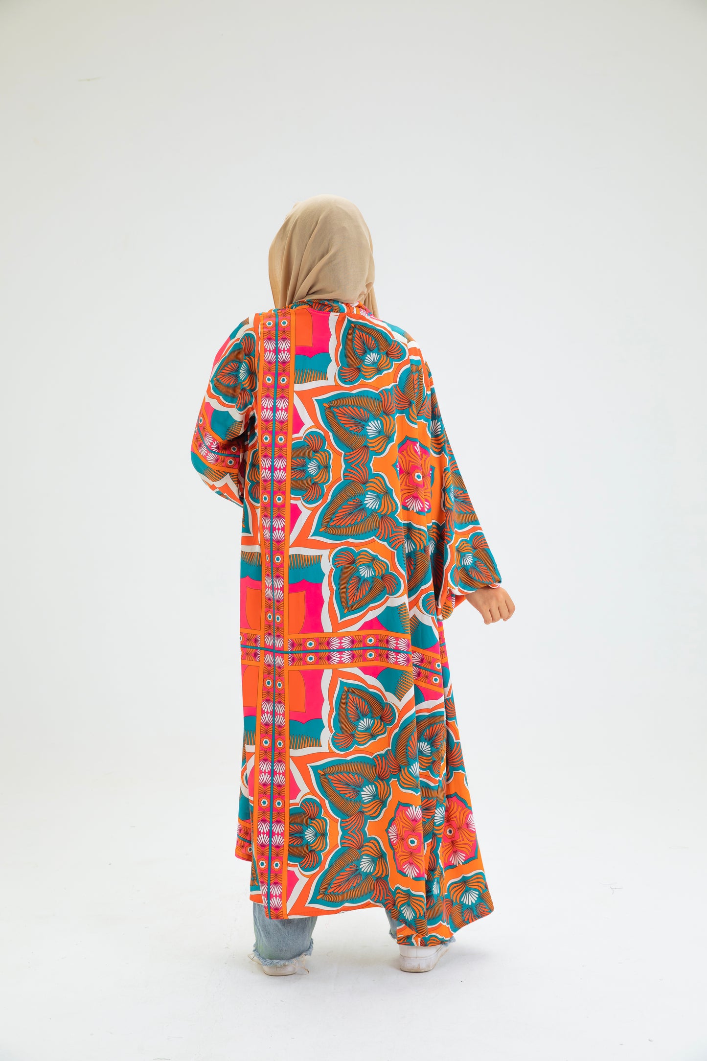 MULTI-COL4 KIMONO