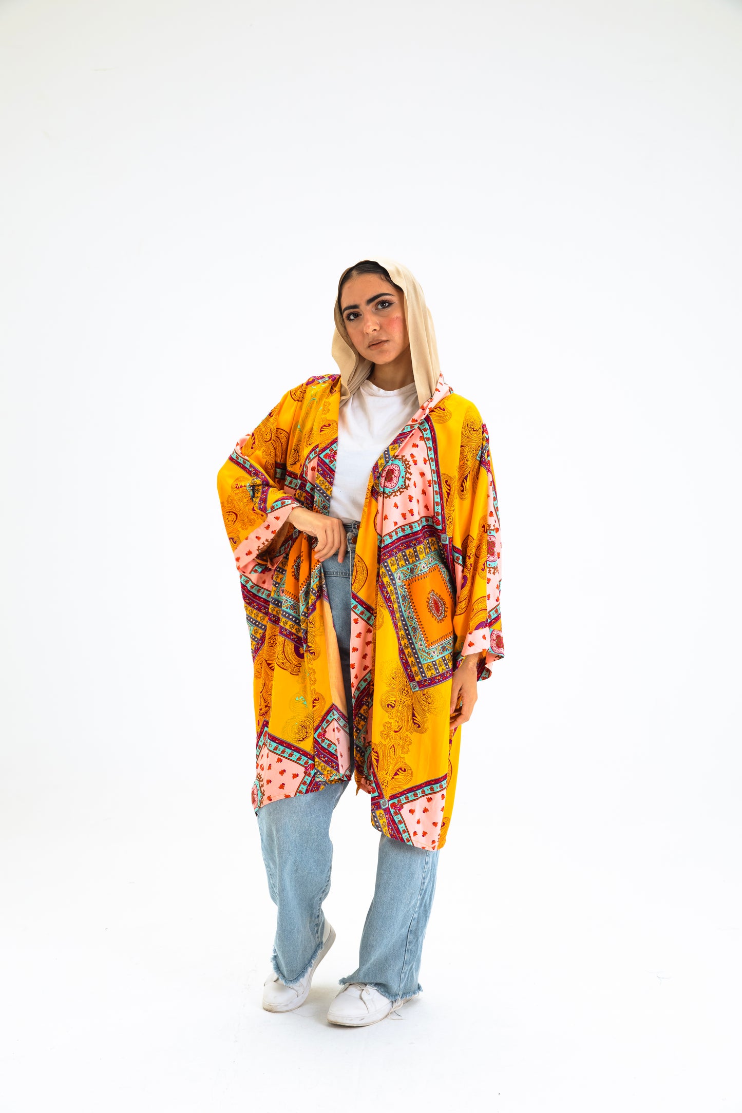 MULTI-COL6 KIMONO