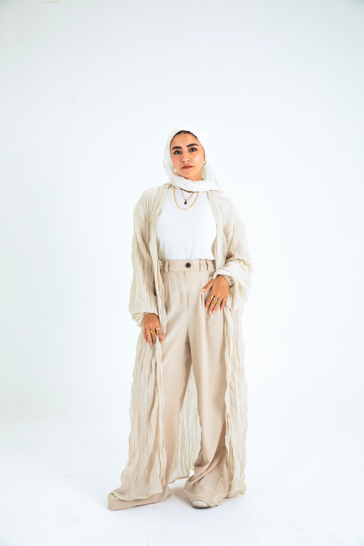 BEIGE KIMONO