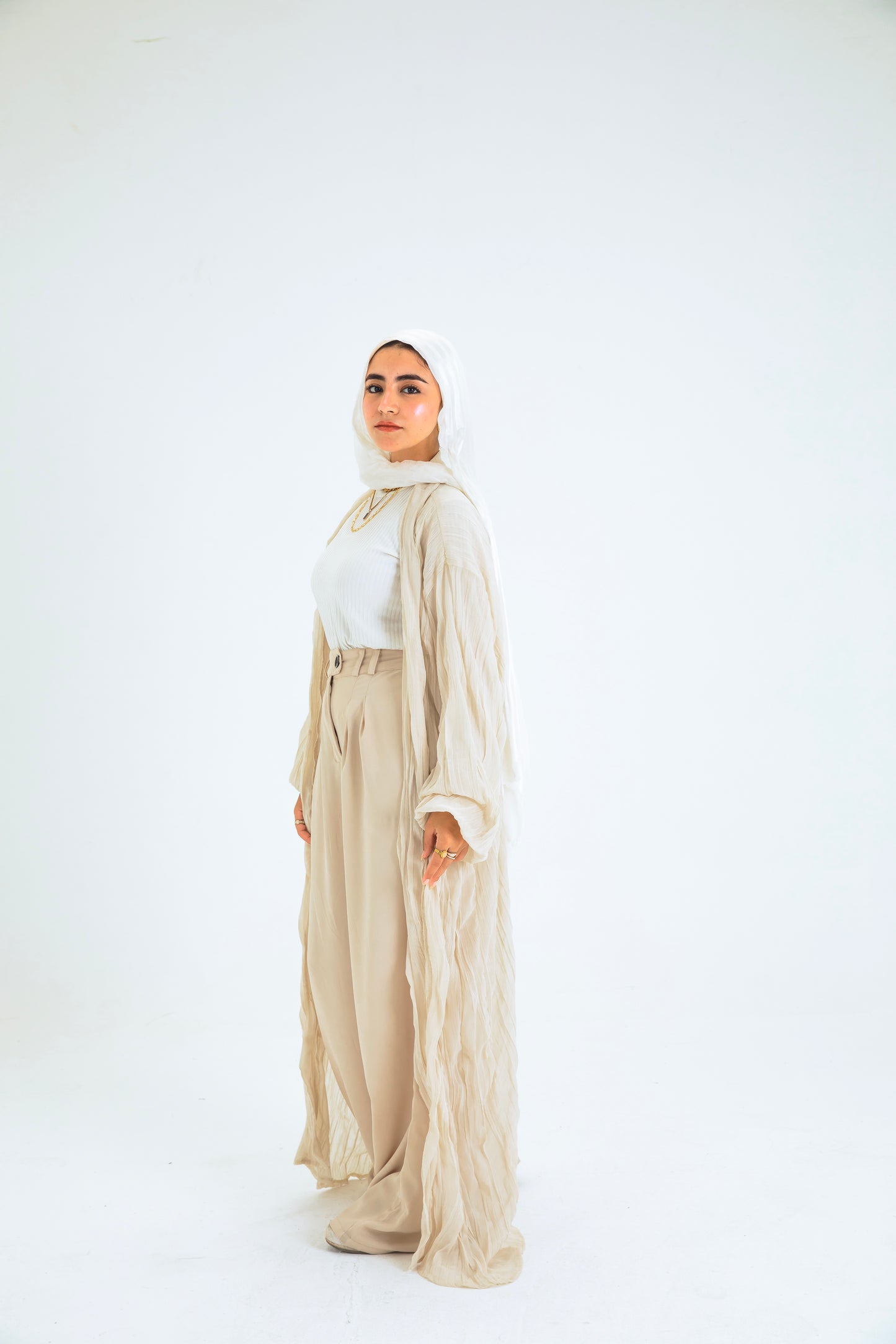 BEIGE KIMONO