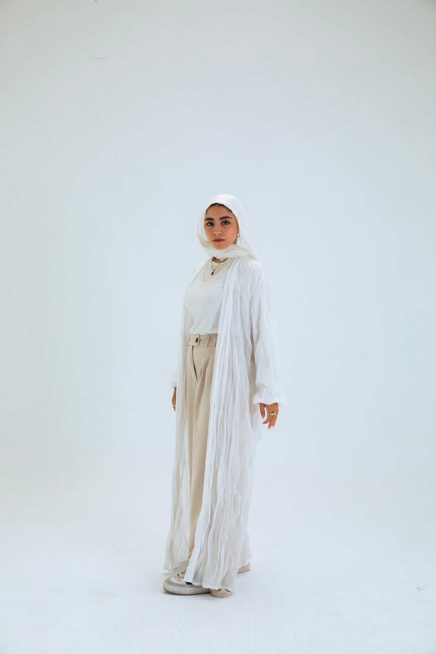 CREAMY WHITE KIMONO