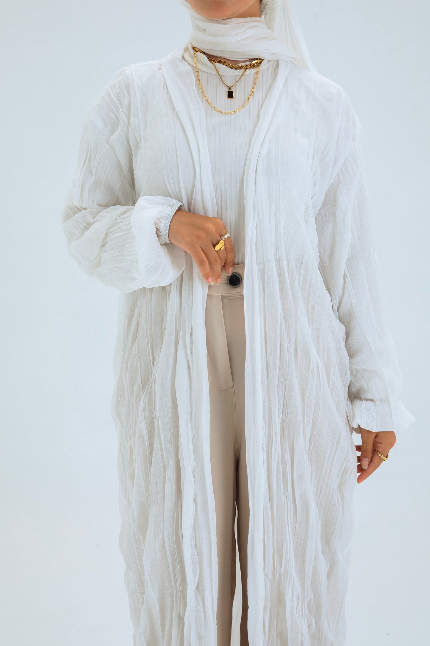 CREAMY WHITE KIMONO