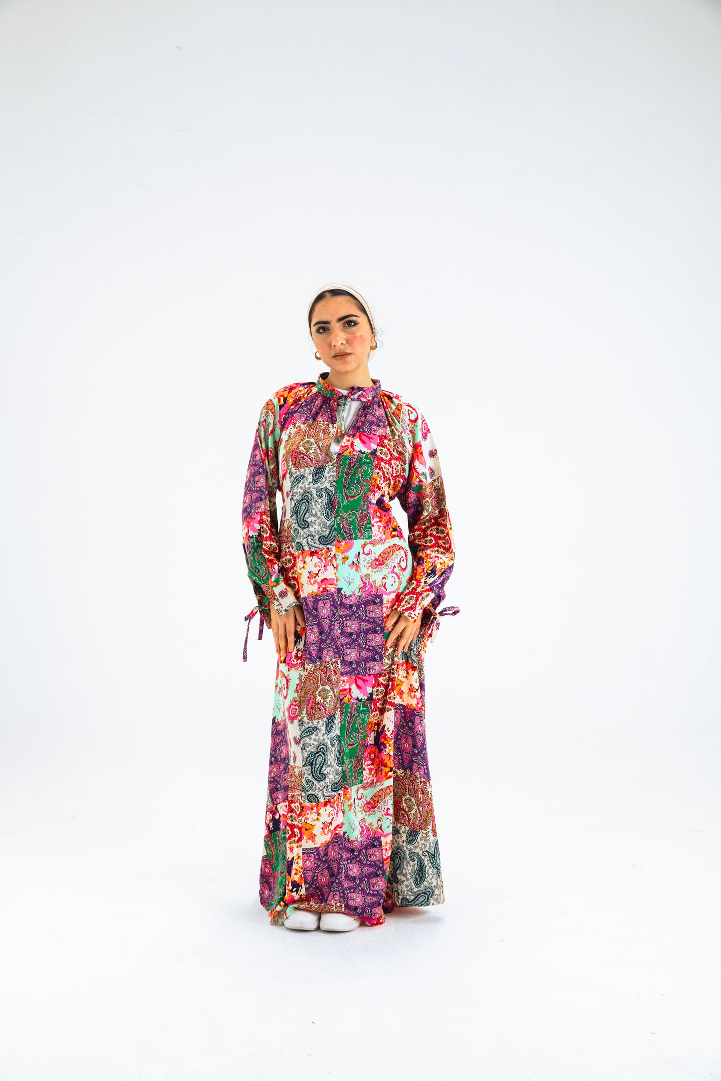 MULTI-COL 3 DRESS