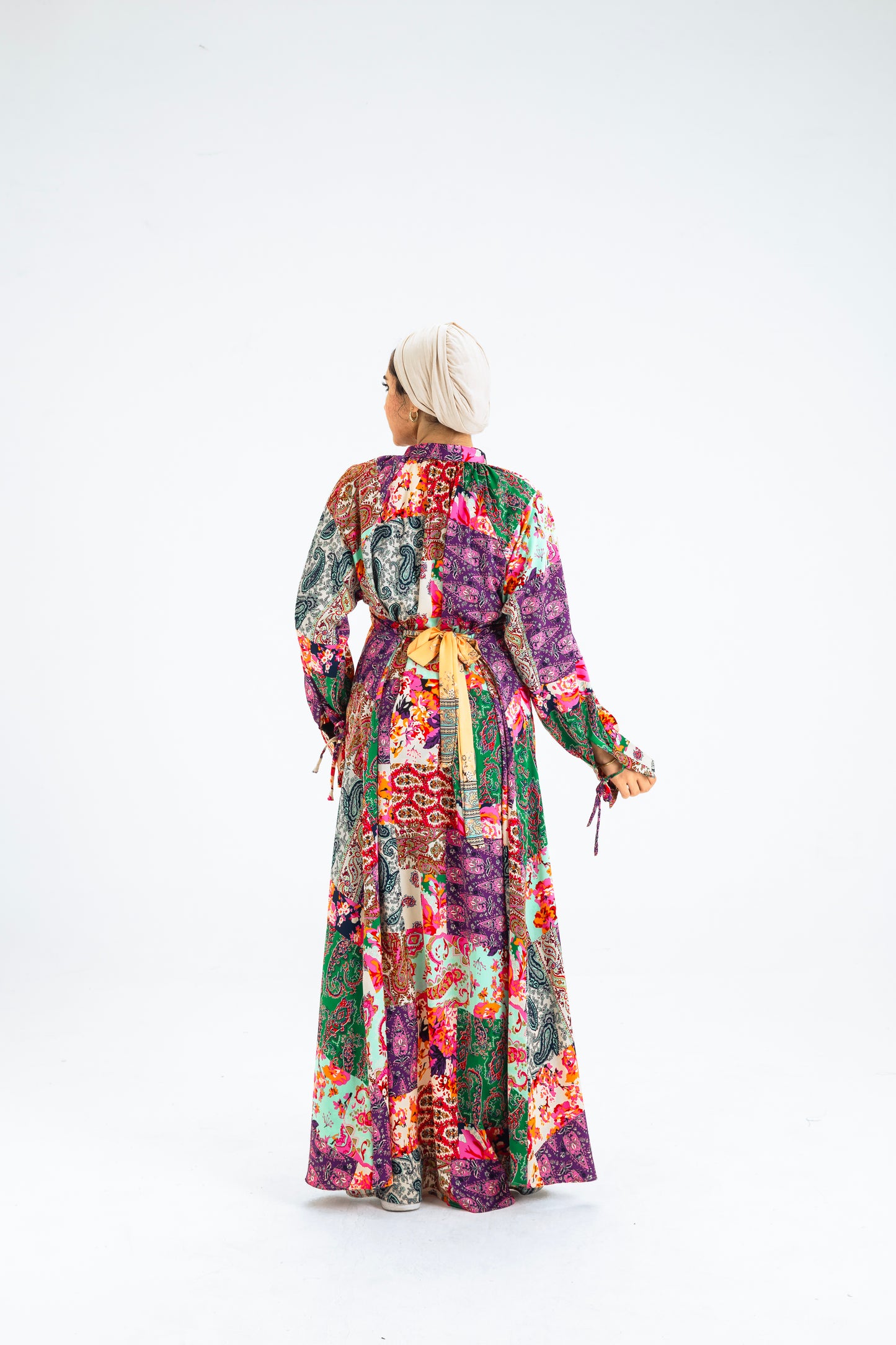 MULTI-COL 3 DRESS