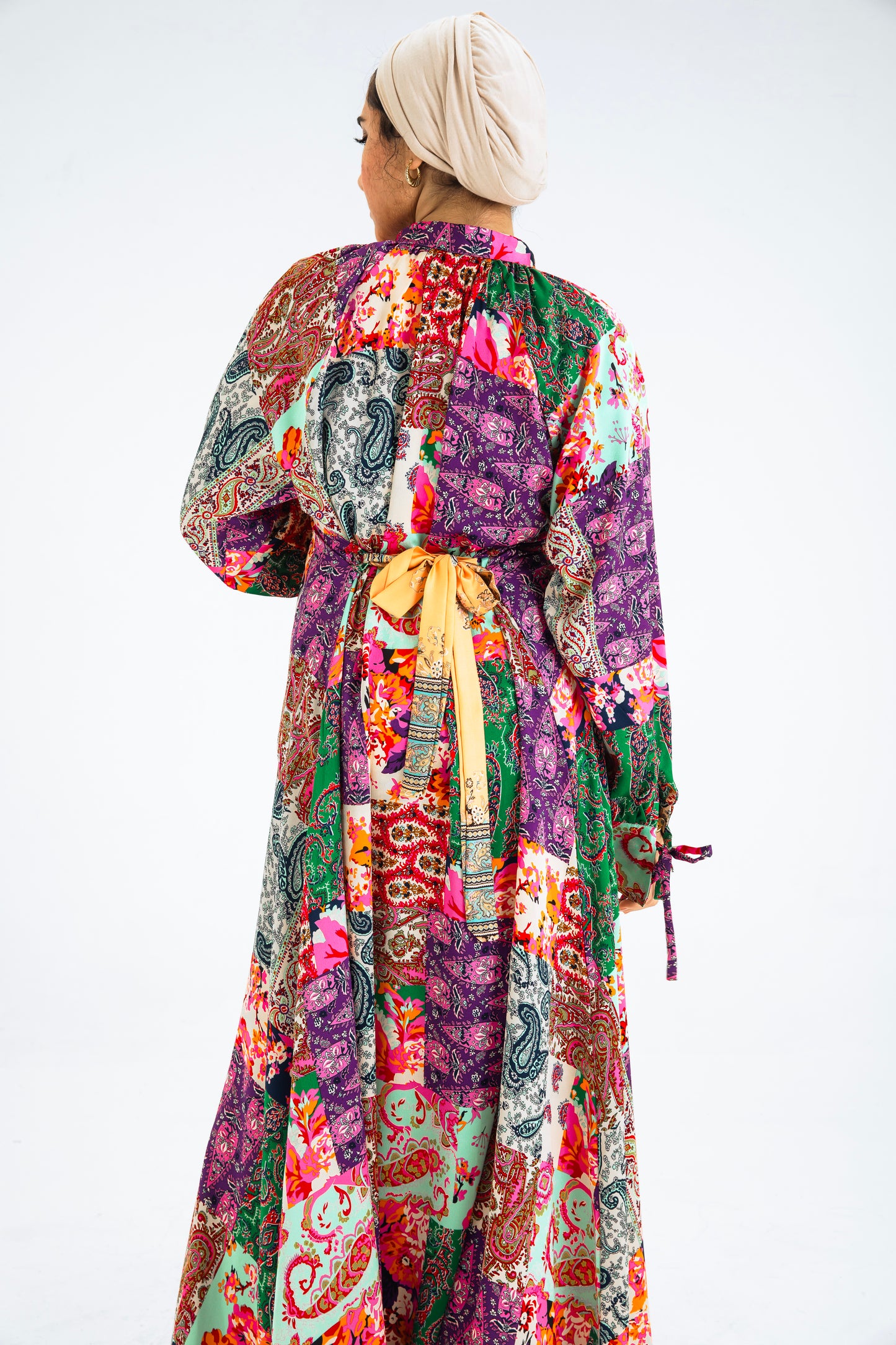 MULTI-COL 3 DRESS