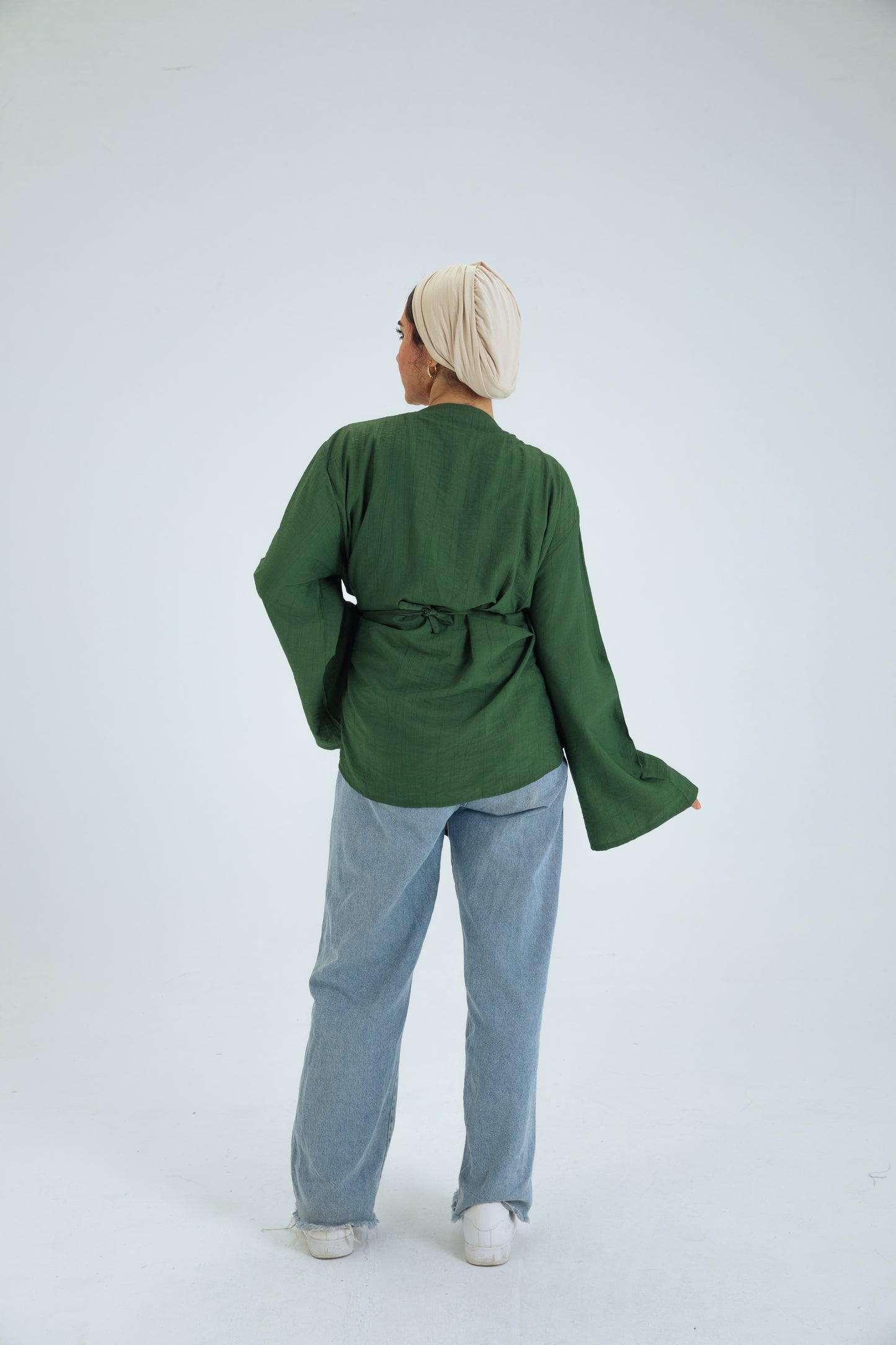DARK OLIVE GREEN BLOUSE