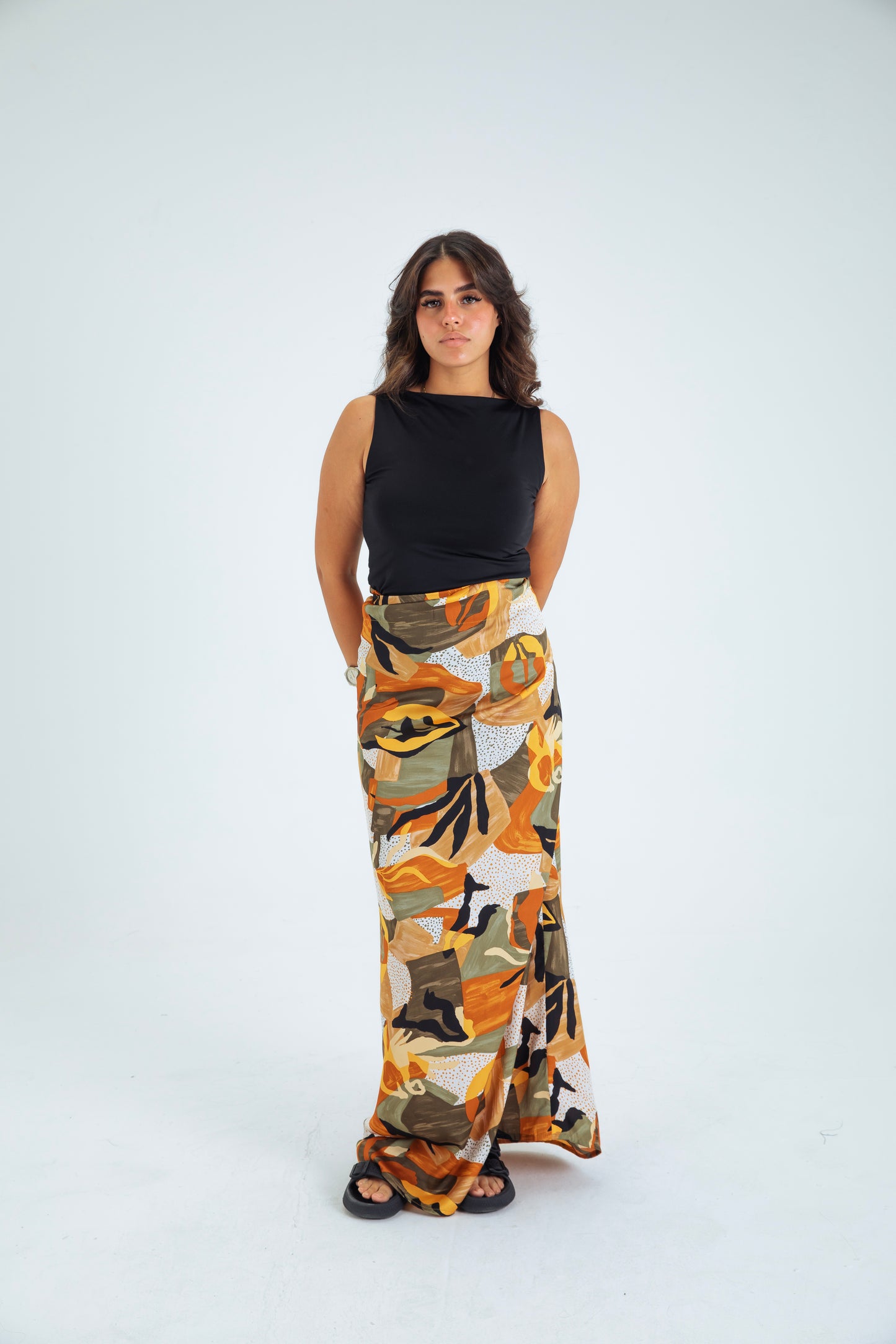MULTI-COL1 SKIRT