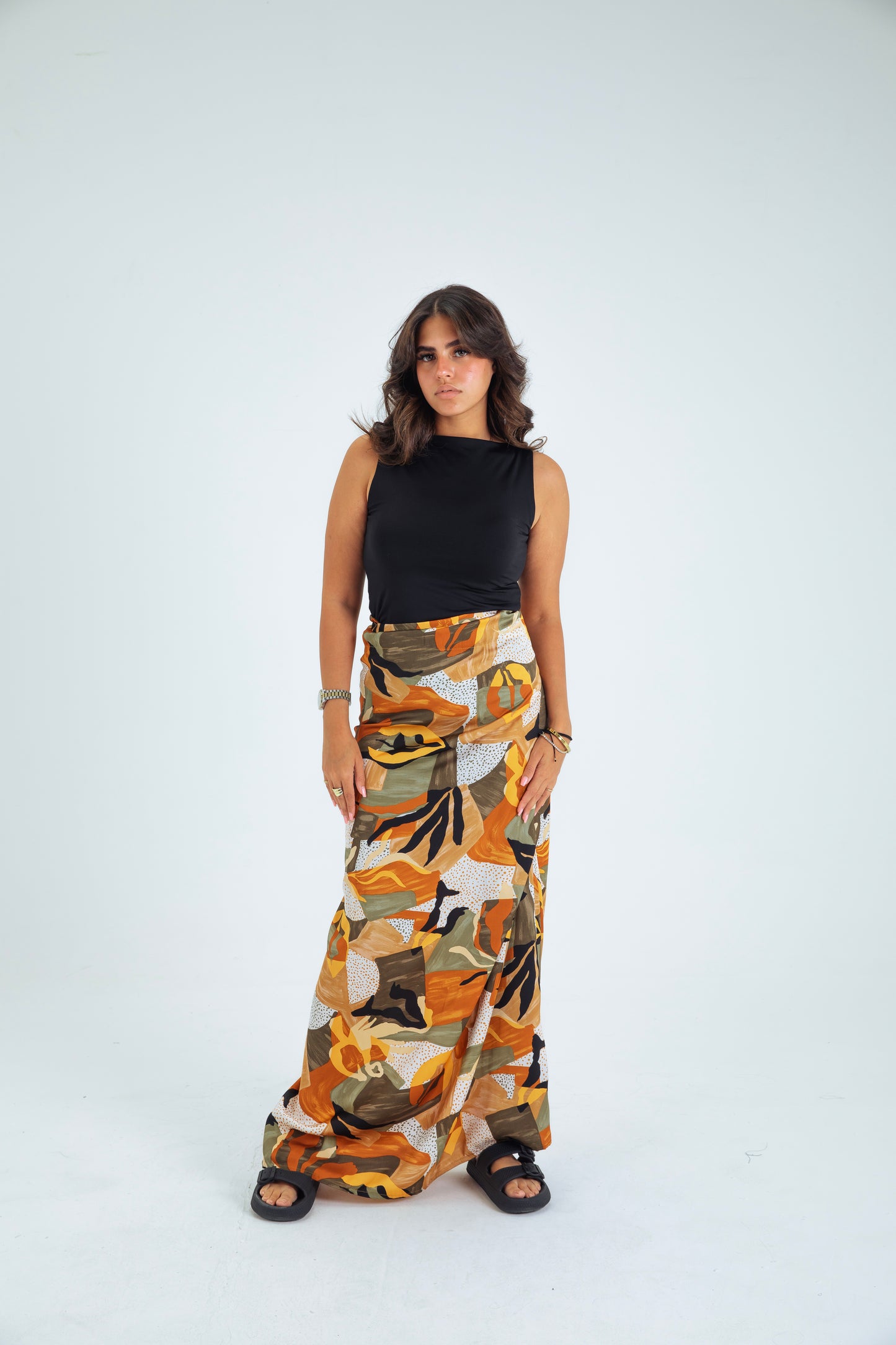 MULTI-COL1 SKIRT
