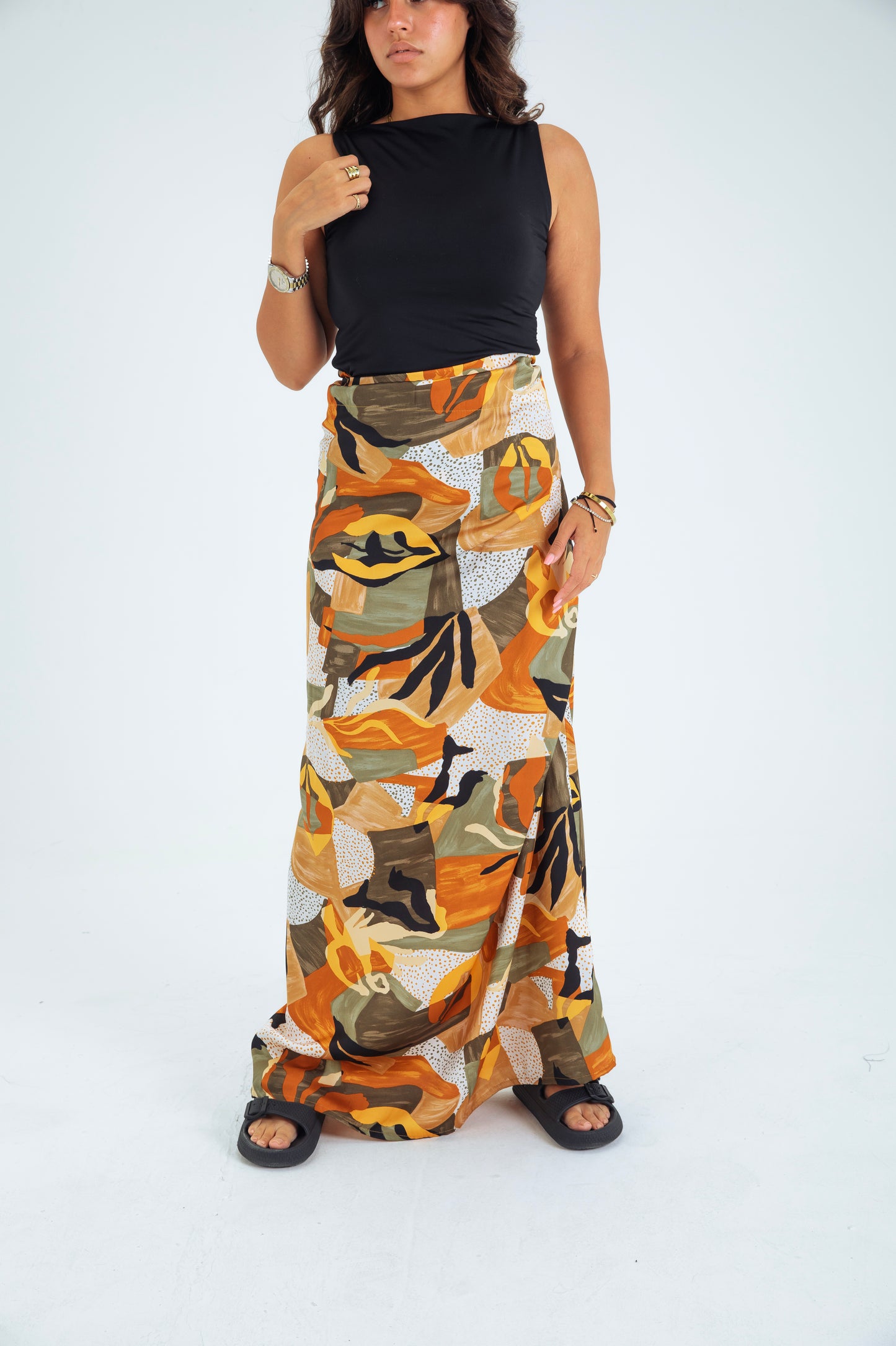 MULTI-COL1 SKIRT