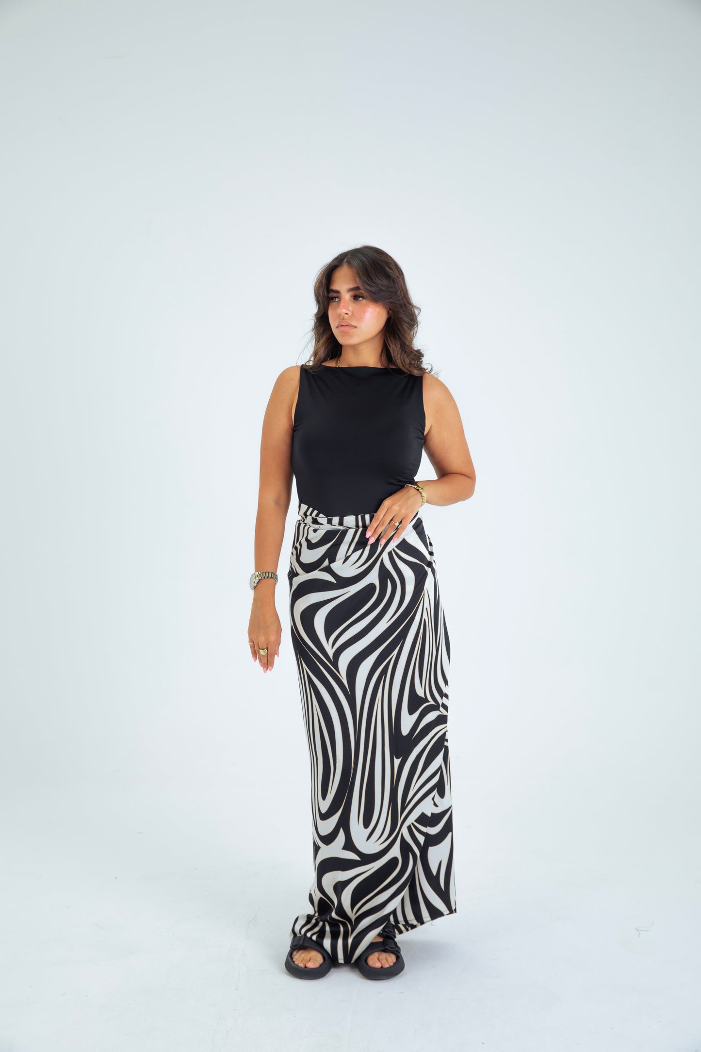 MULTI-COL2 SKIRT