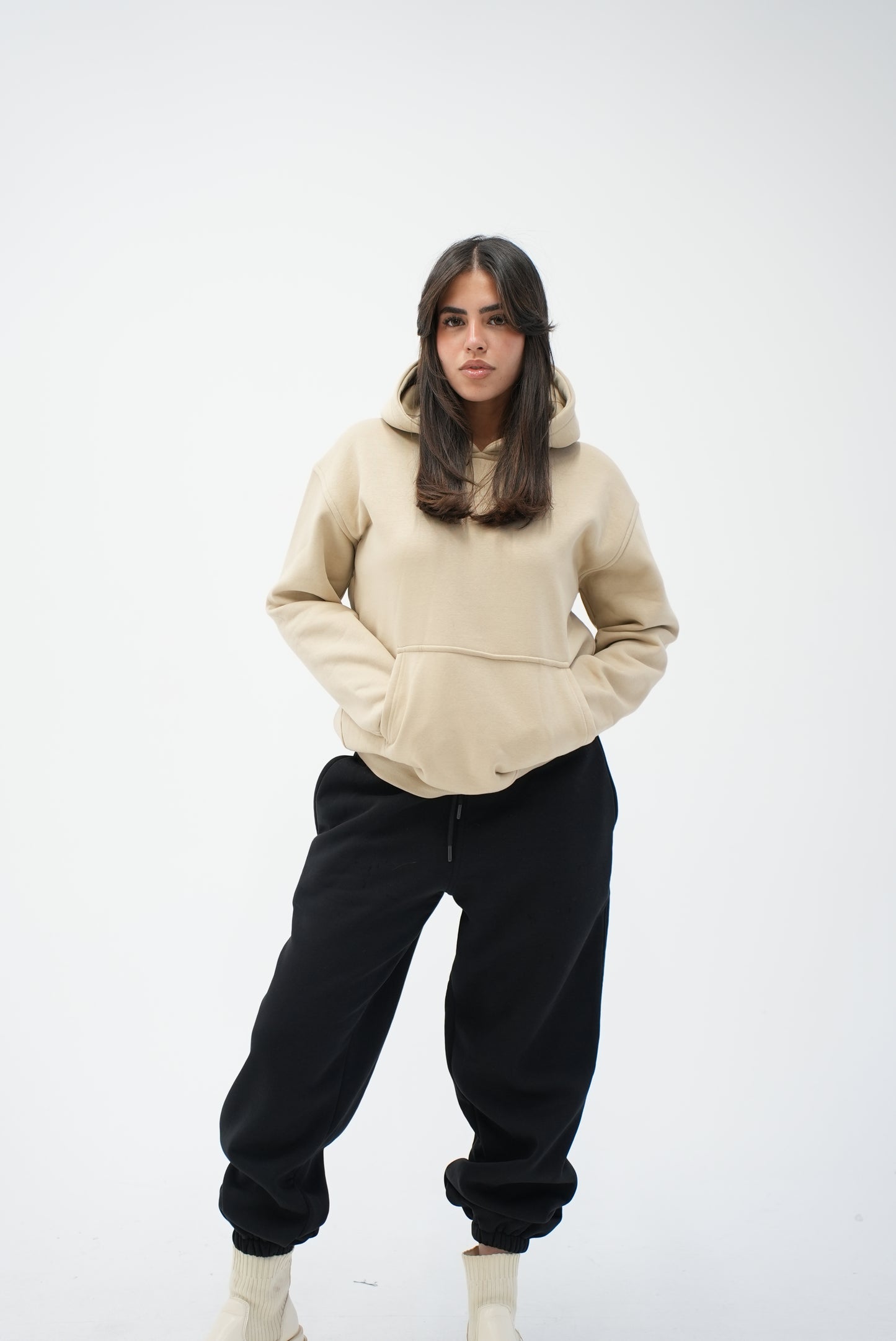 COMFY HOODIE - BEIGE