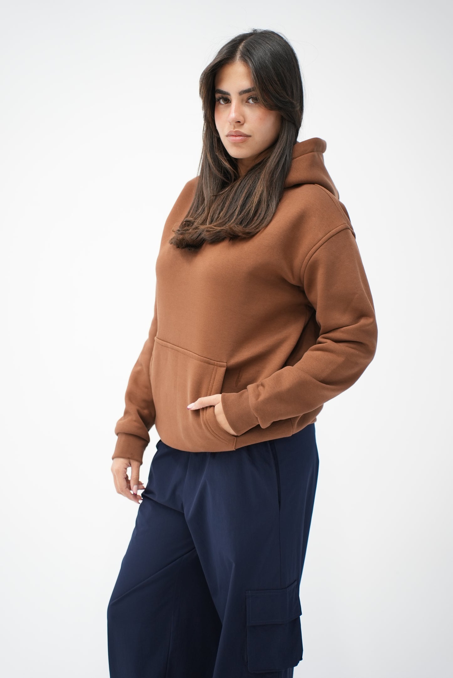 COMFY HOODIE - BROWN