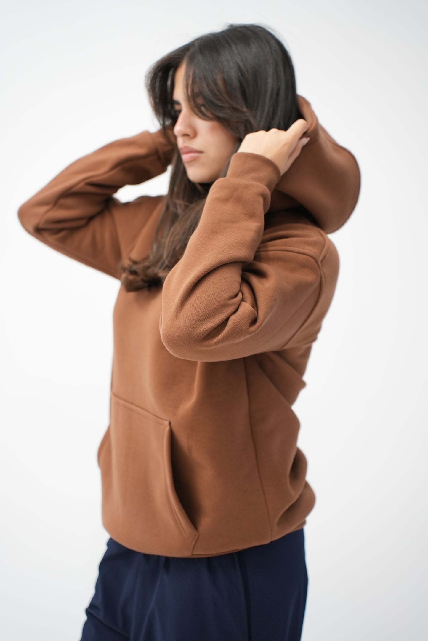 COMFY HOODIE - BROWN