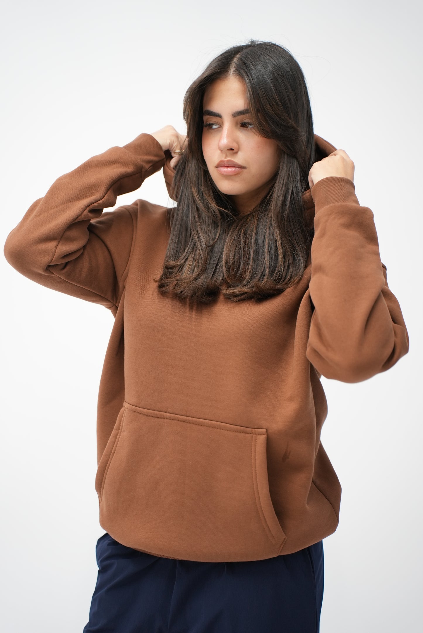 COMFY HOODIE - BROWN