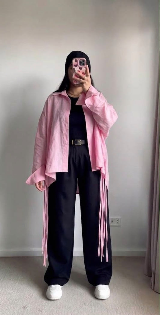 Linen shirt - Pink