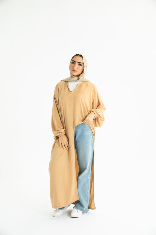 BROWN BLOUSE