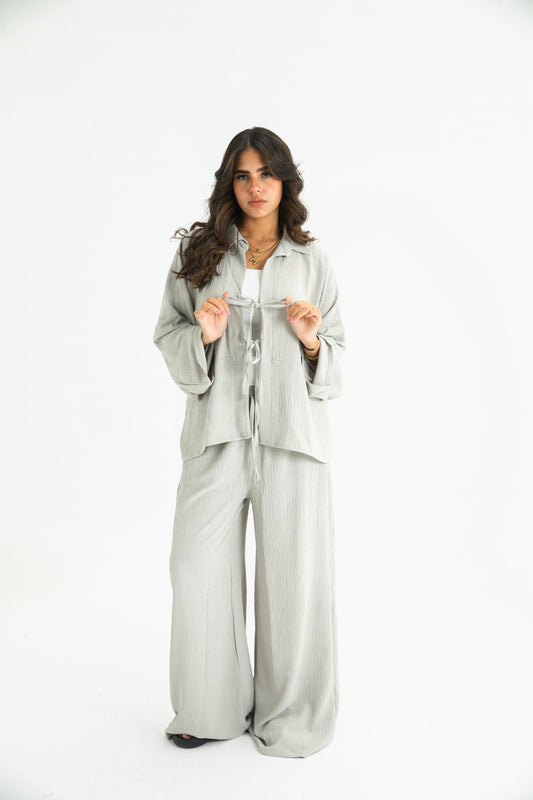 GREY RIBBON SUIT