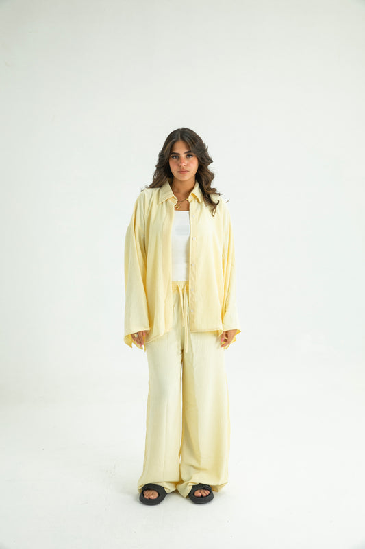 YELLOW BUTTON SUIT
