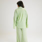 LIME GREEN BUTTON SUIT