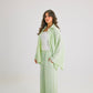 LIME GREEN BUTTON SUIT
