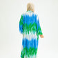 BLUE-GREEN KIMONO