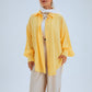 DARK YELLOW BUTTON SHIRT