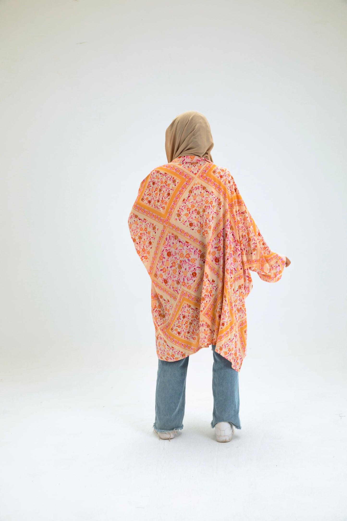 MULTI-COL5 KIMONO