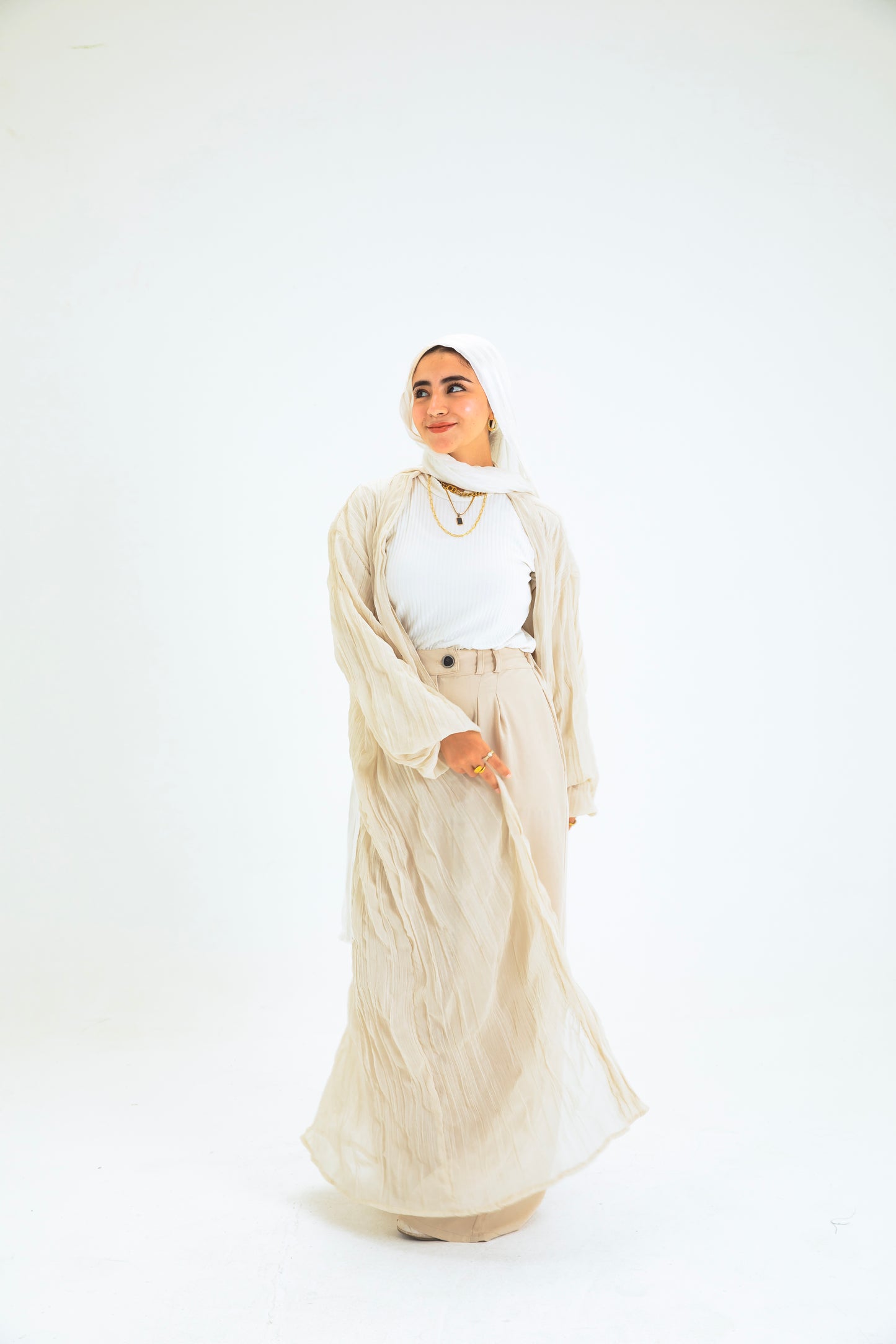 BEIGE KIMONO