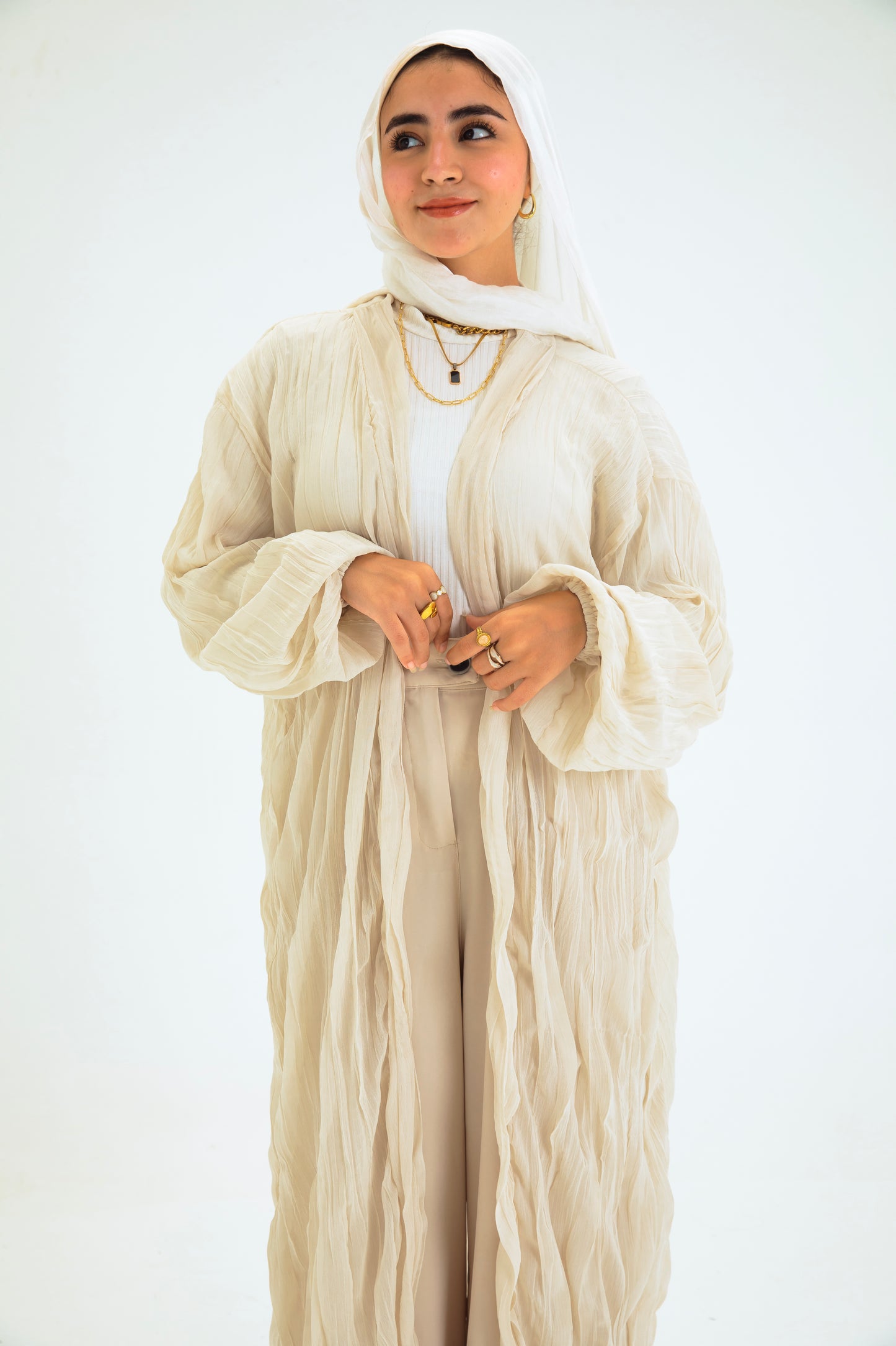 BEIGE KIMONO
