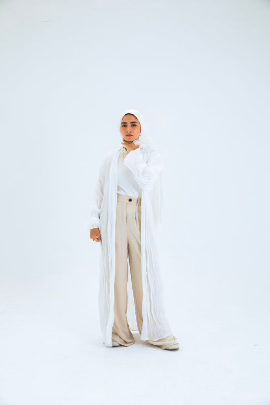 CREAMY WHITE KIMONO