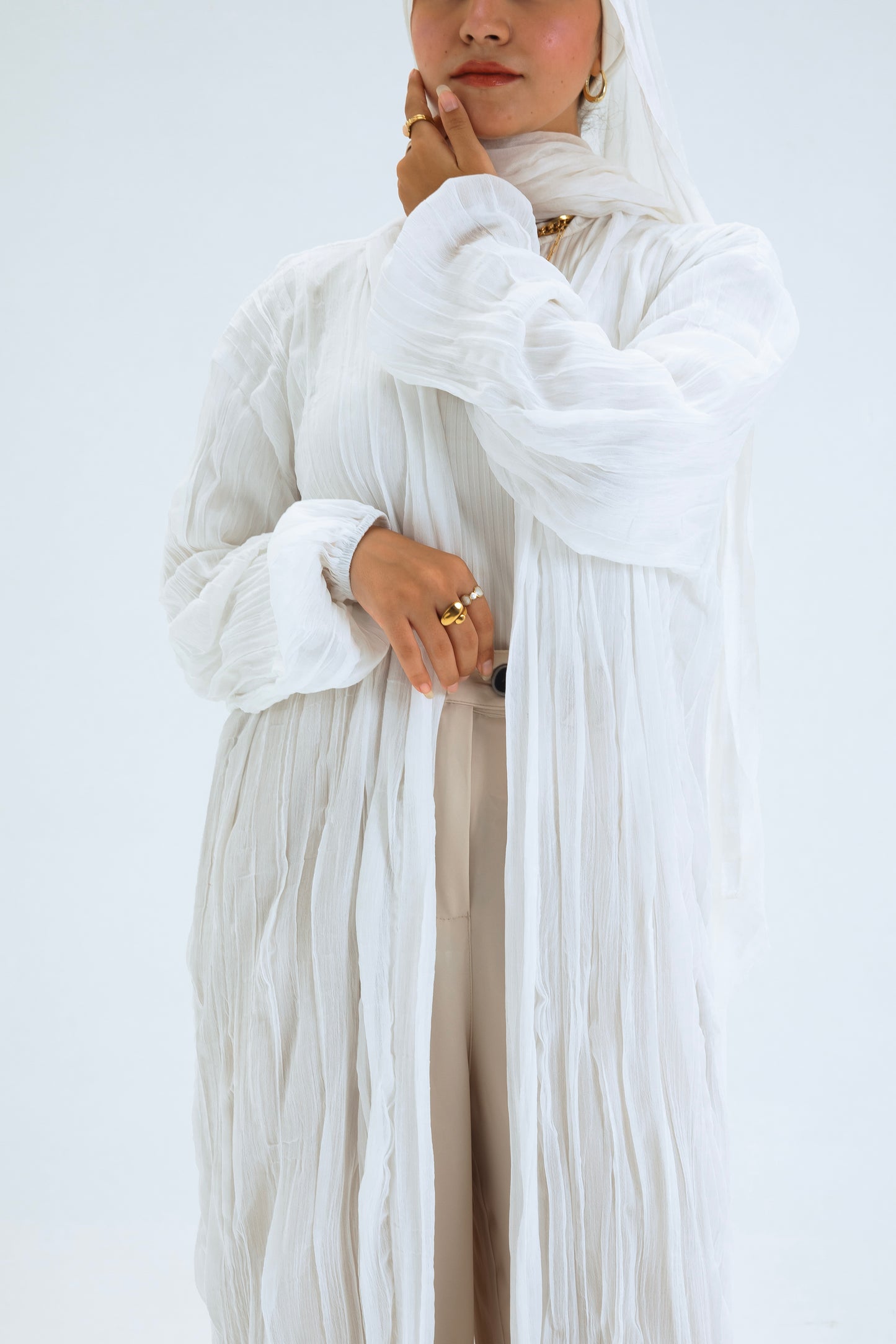 CREAMY WHITE KIMONO