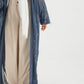 NAVY BROWN KIMONO