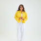 YELLOW CROP SHIRT