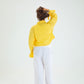YELLOW CROP SHIRT