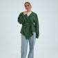 DARK OLIVE GREEN BLOUSE