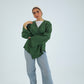 DARK OLIVE GREEN BLOUSE
