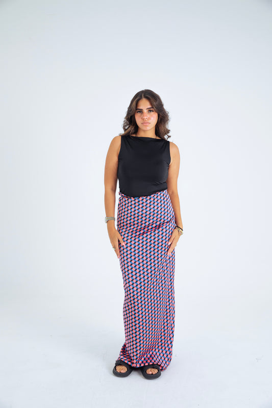 MULTI-COL6 SKIRT