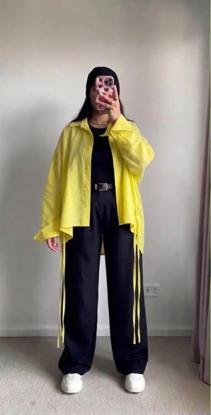 LINEN SHIRT YELLOW