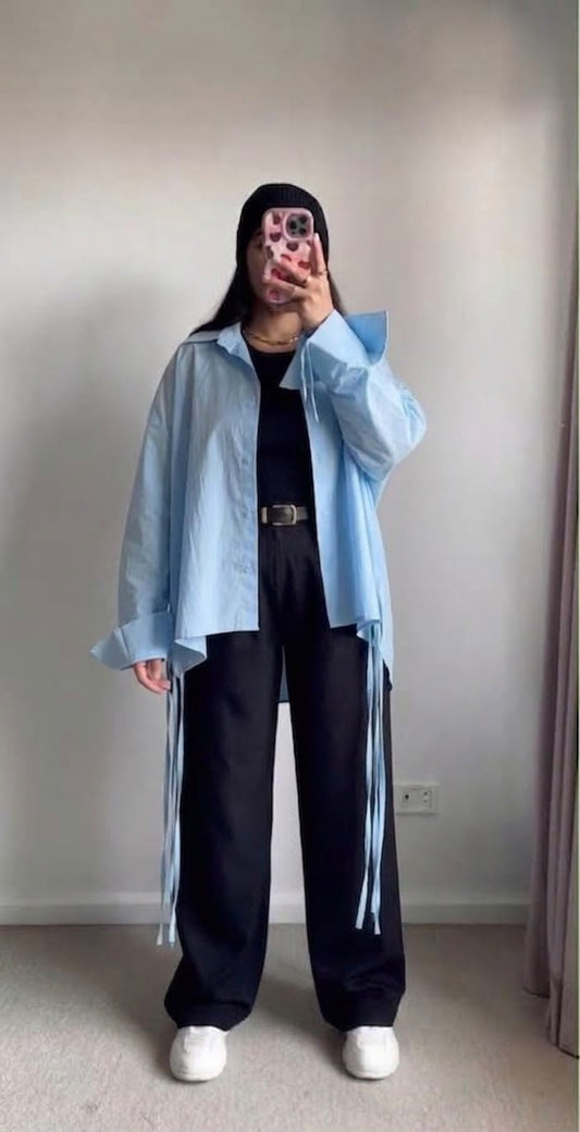 LINEN SHIRT BLUE