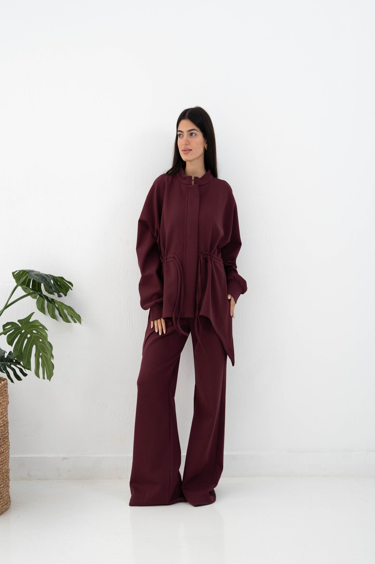 Layal Set Burgandy