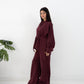 Layal Set Burgandy