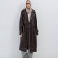 BROWN LETHER COAT