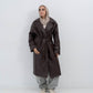 BROWN LETHER COAT
